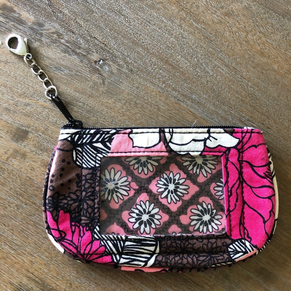 Vera Bradley mini wallet/ bag charm